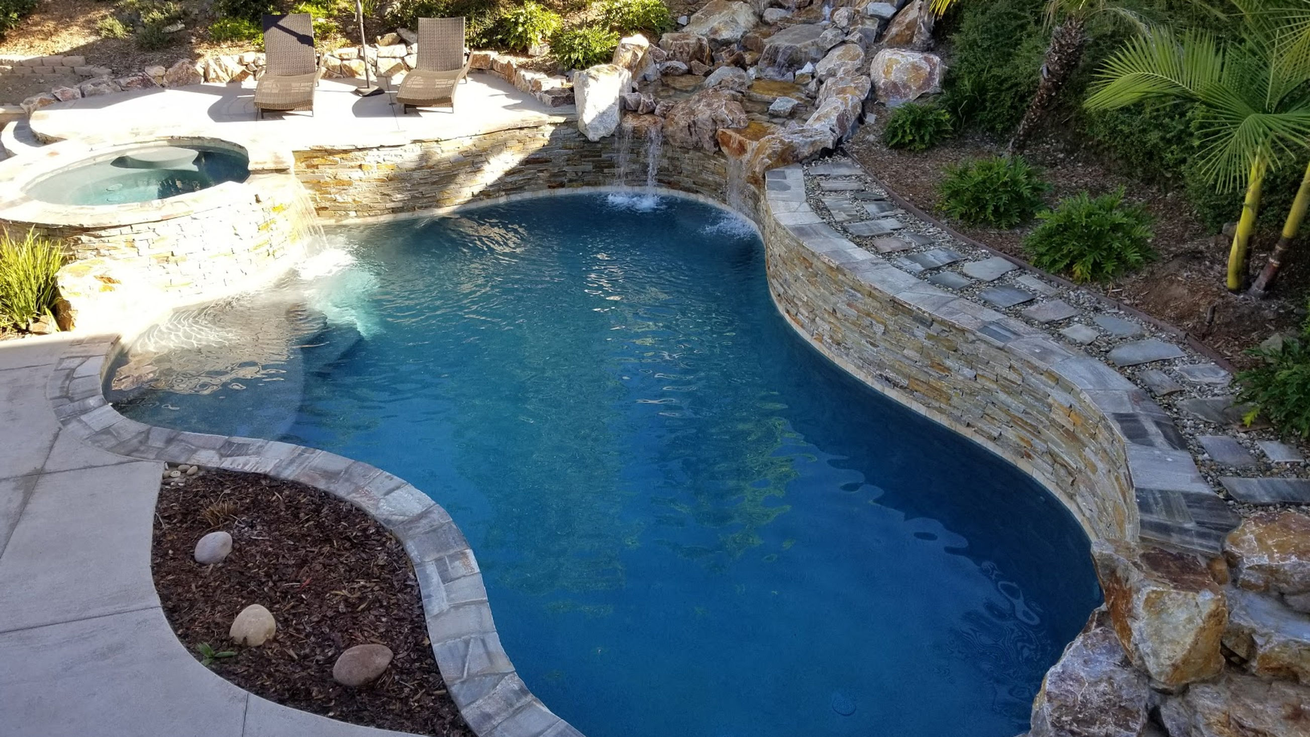 Custom Pool and Hardscape